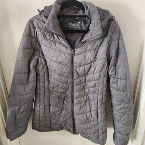 Xersion Women's Lightweight Hooded Full Zip Puffer Jacket - Size Small